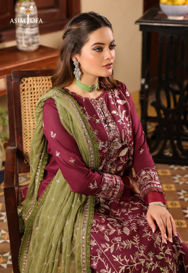 Asim Jofa Ajzb-11 Embroidered Cambric
