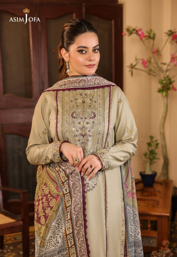 Asim Jofa Ajzb-25 Embroidered Cambric