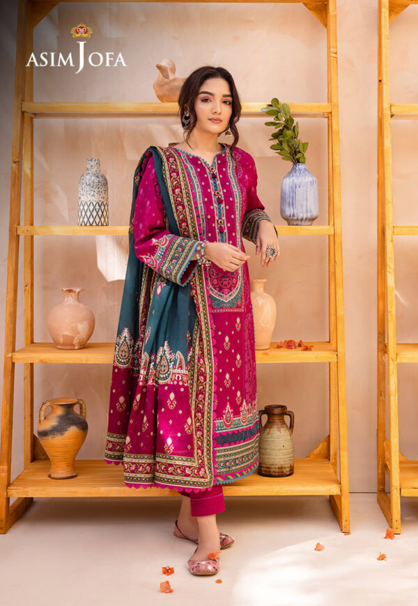 Asim Jofa Ajub-05 Printed Lawn