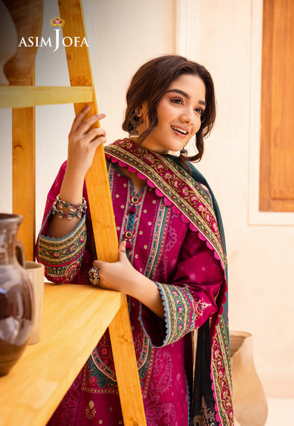 Asim Jofa Ajub-05 Printed Lawn
