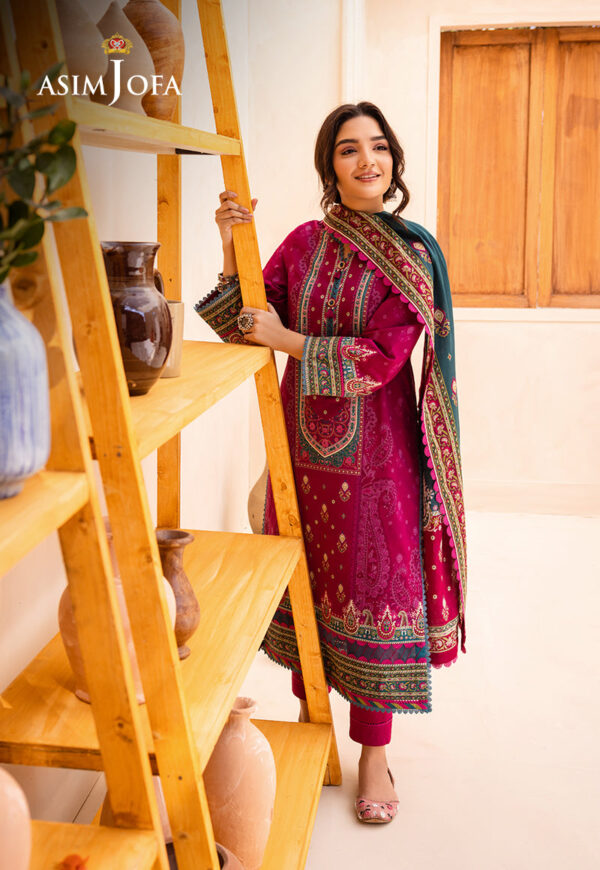 Asim Jofa Ajub-05 Printed Lawn