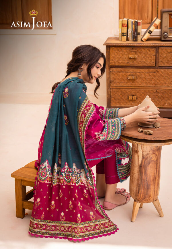 Asim Jofa Ajub-05 Printed Lawn