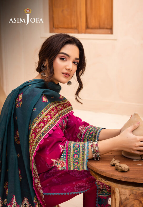 Asim Jofa Ajub-05 Printed Lawn