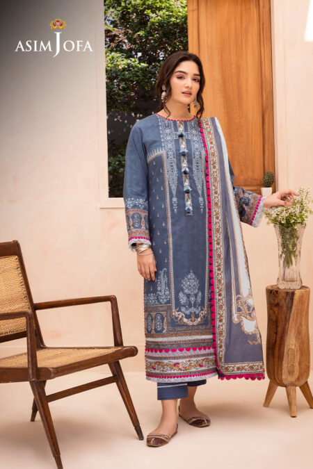 Asim Jofa Ajub-14 Printed Lawn 