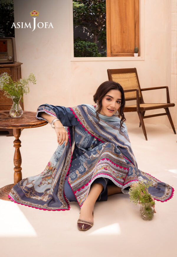 Asim Jofa Ajub-14 Printed Lawn
