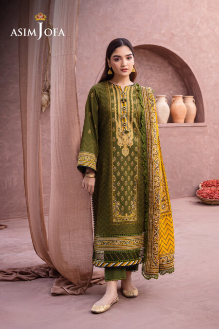 Asim Jofa Ajub-01 Printed Lawn 