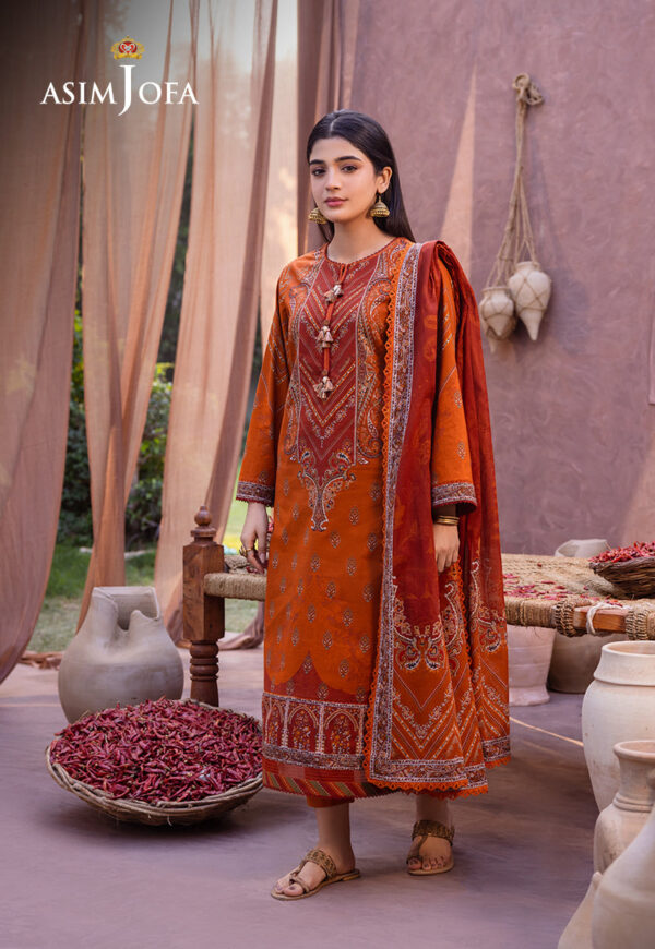 Asim Jofa Ajub-07 Printed Lawn