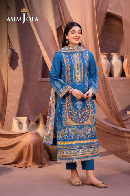 Asim Jofa Ajub-16 Printed Lawn 