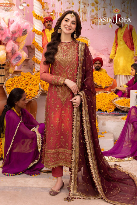 Asim Jofa Ajda-23 Embroidered