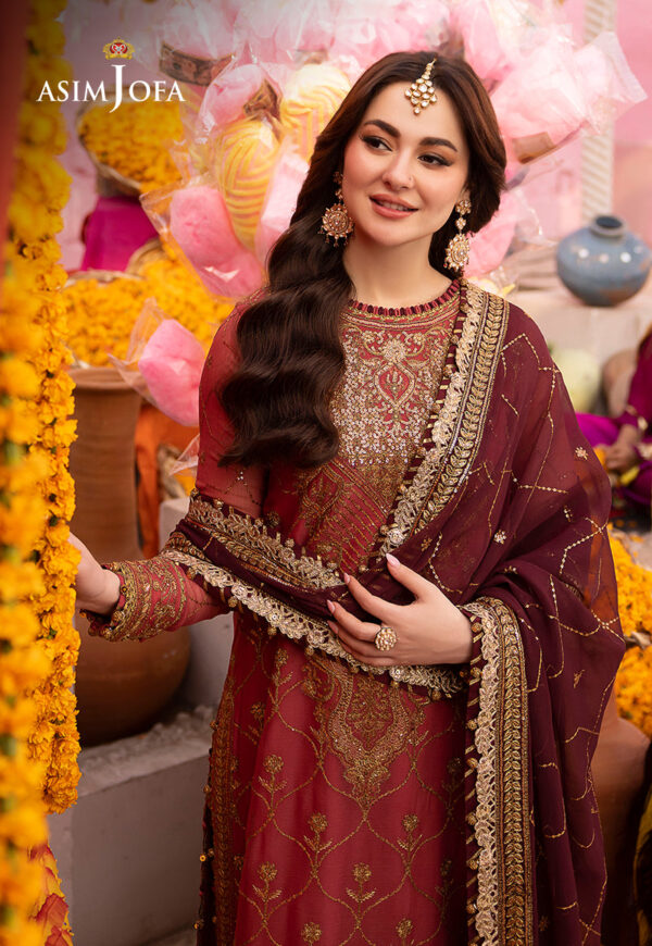 Asim Jofa Ajda-23 Embroidered