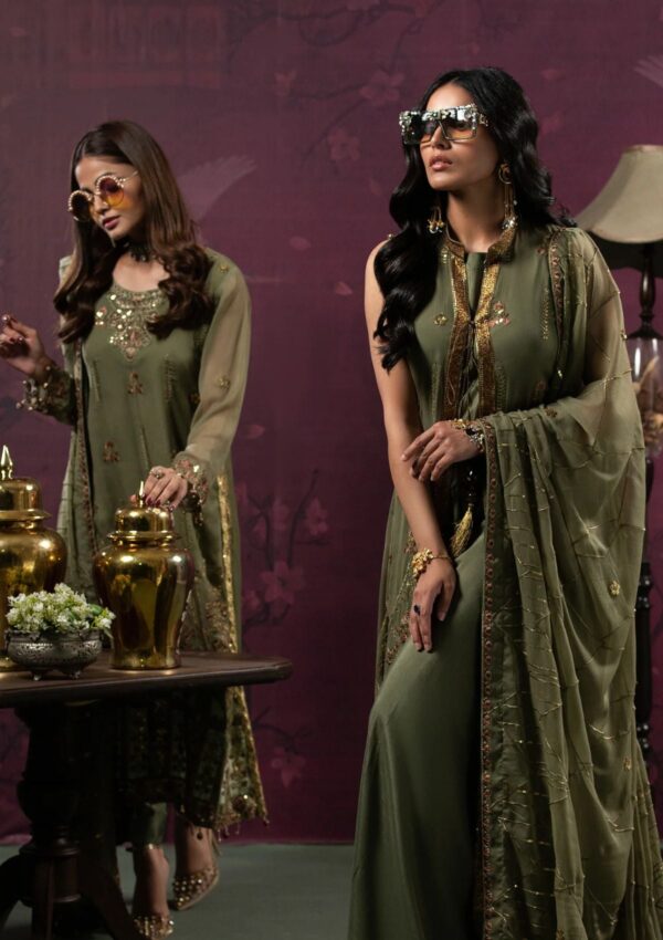 Al Zohaib D 01 Chiffon Unstitched