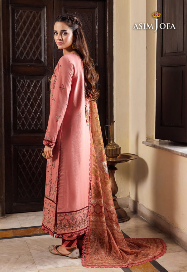 Asim Jofa Ajrwp-35 Embroidered Slub Stitched