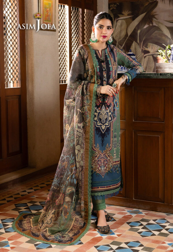 Asim Jofa Ajrwp-24 Printed Premium Winter Cotton Stitched
