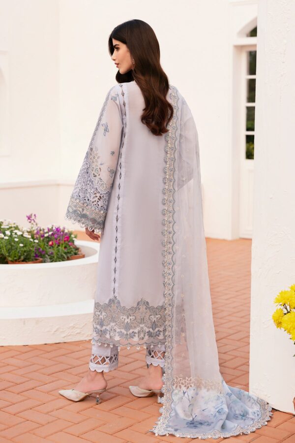 Baroque Embroidered Lawn El-D02 Stitched Eid Collection 2025 - Image 2