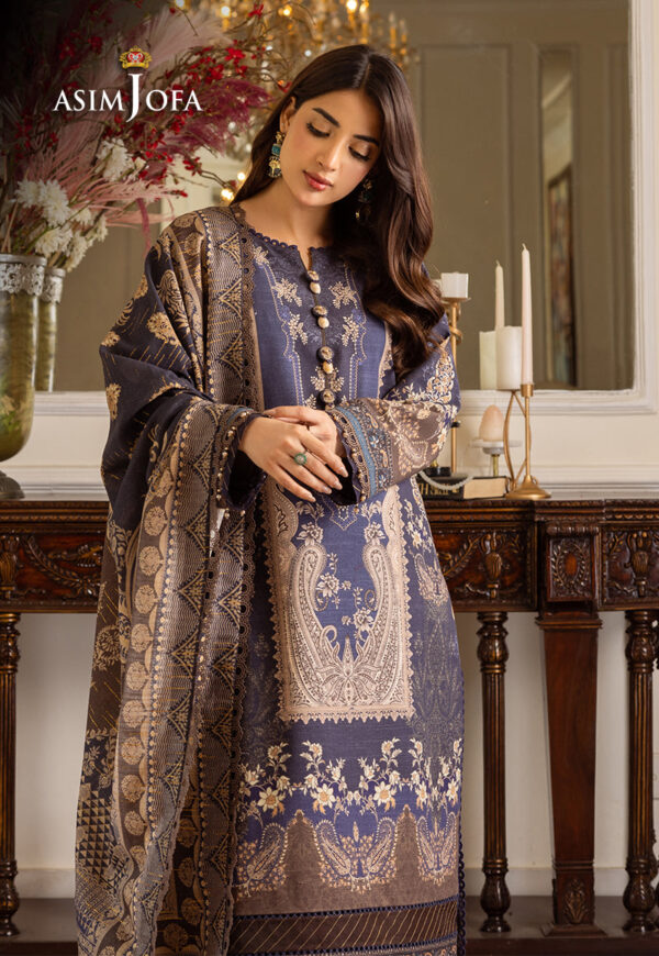 Asim Jofa Ajiwd-05 Printed Khaddar