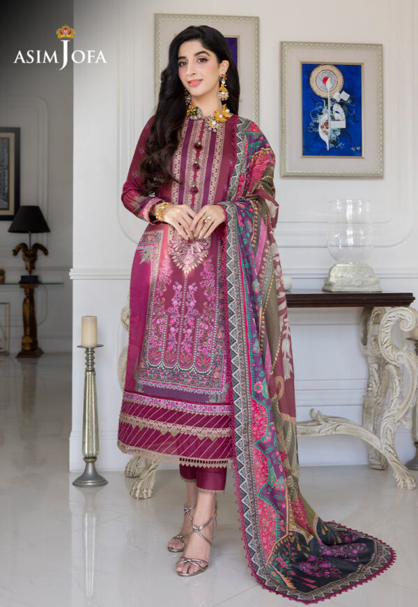 Asim Jofa Ajs-04 Printed Lawn