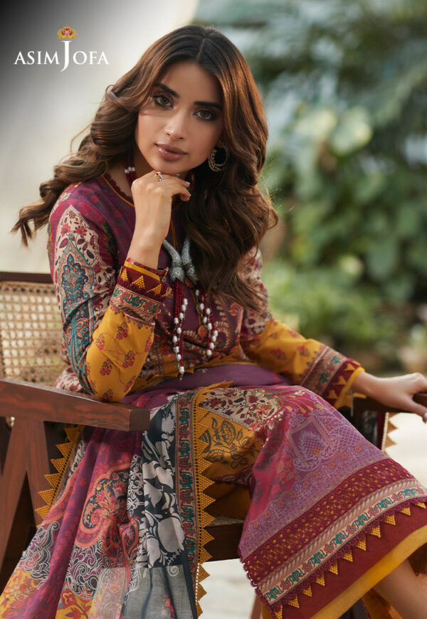 Asim Jofa Ajs-21 Printed Lawn