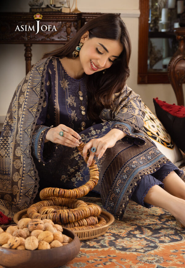 Asim Jofa Ajiwd-05 Printed Khaddar