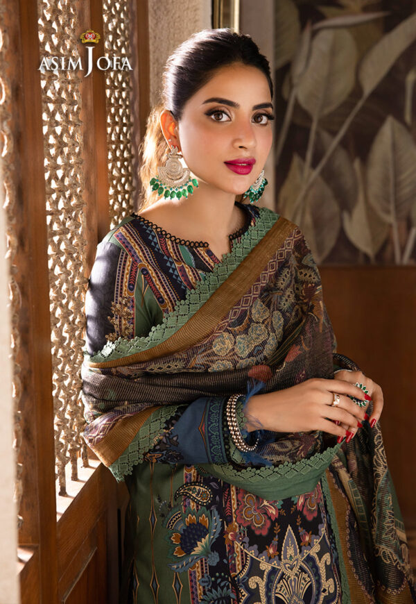Asim Jofa Ajrwp-24 Printed Premium Winter Cotton Stitched