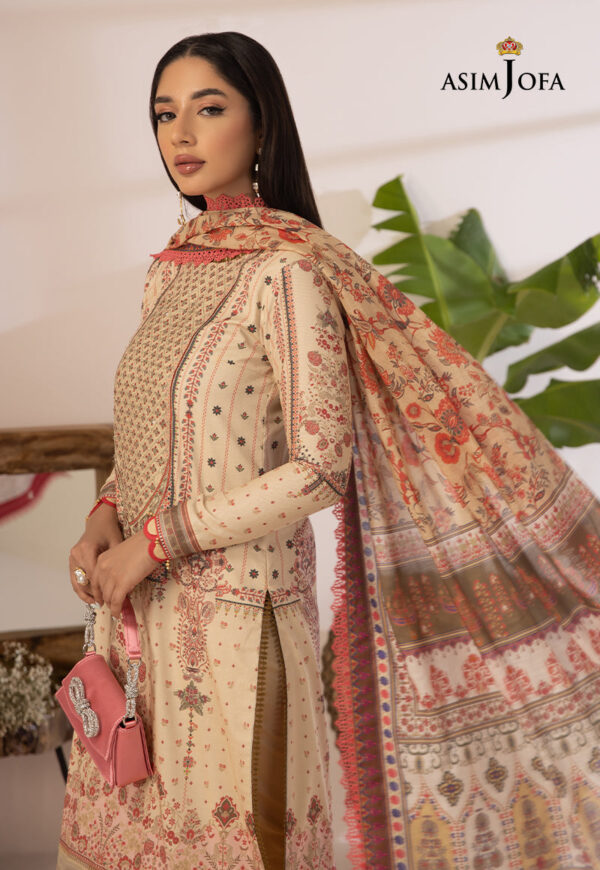 Asim Jofa Ajbp-10 Embroidered Cambric