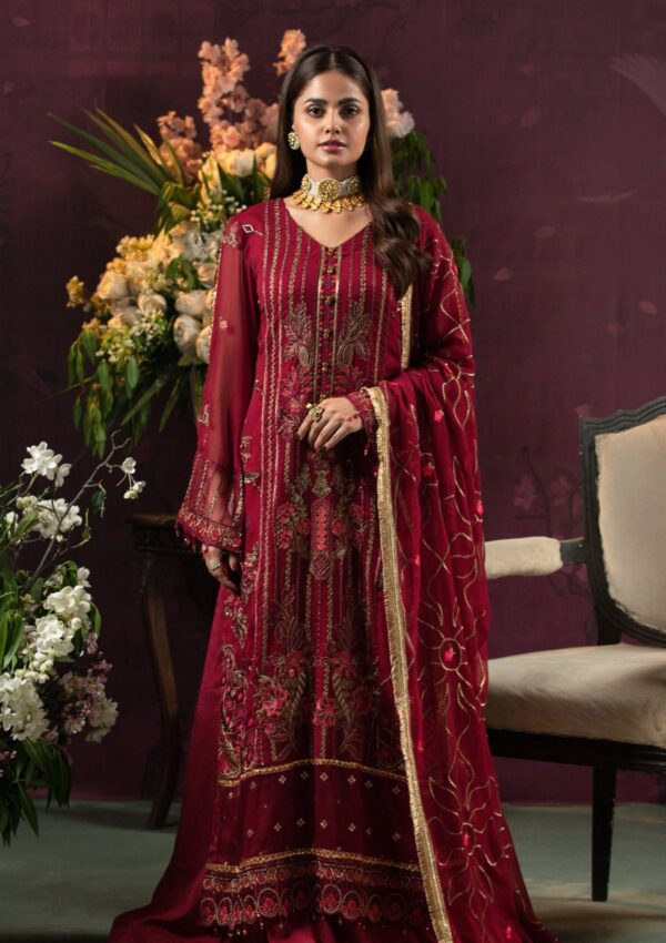 Al Zohaib D 02 Chiffon Unstitched