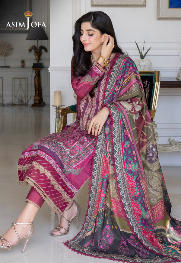 Asim Jofa Ajs-04 Printed Lawn