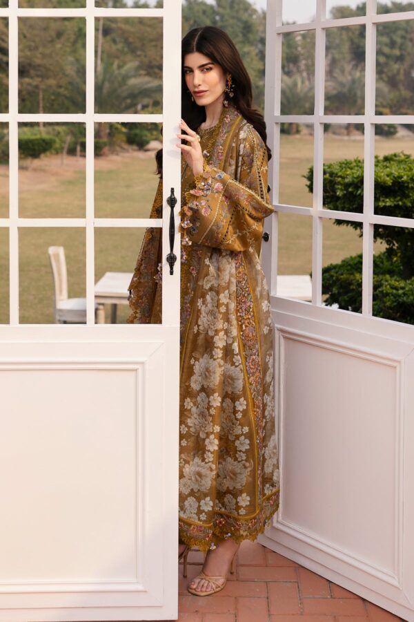 Baroque Embroidered Lawn El-D03 Unstitched