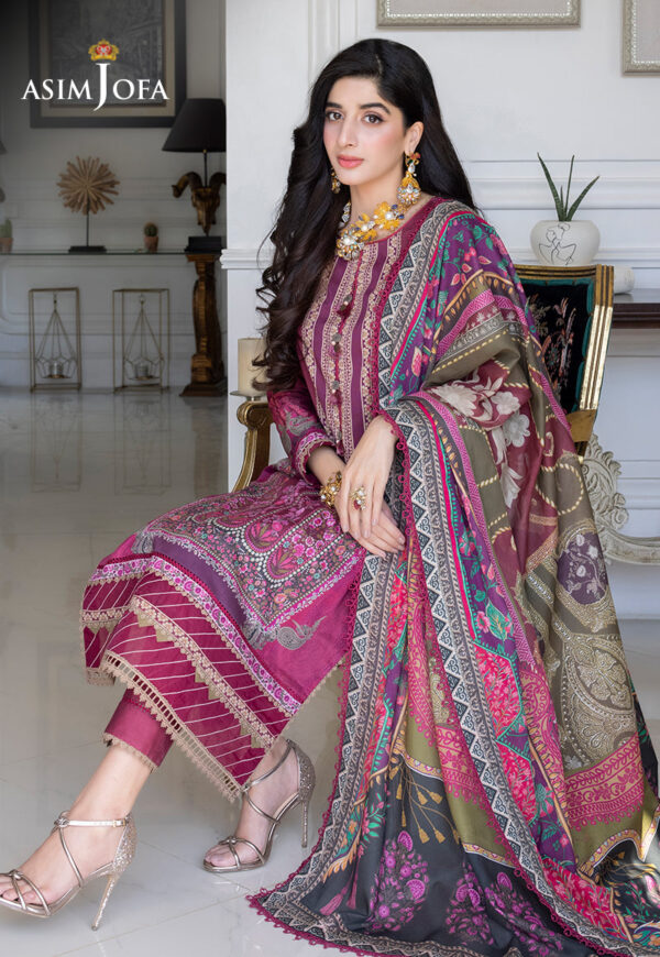 Asim Jofa Ajs-04 Printed Lawn