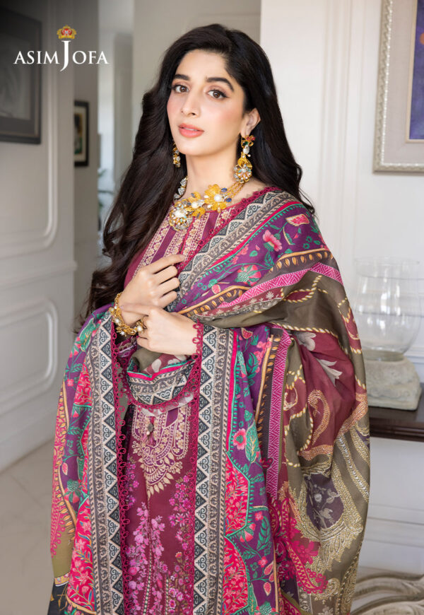 Asim Jofa Ajs-04 Printed Lawn