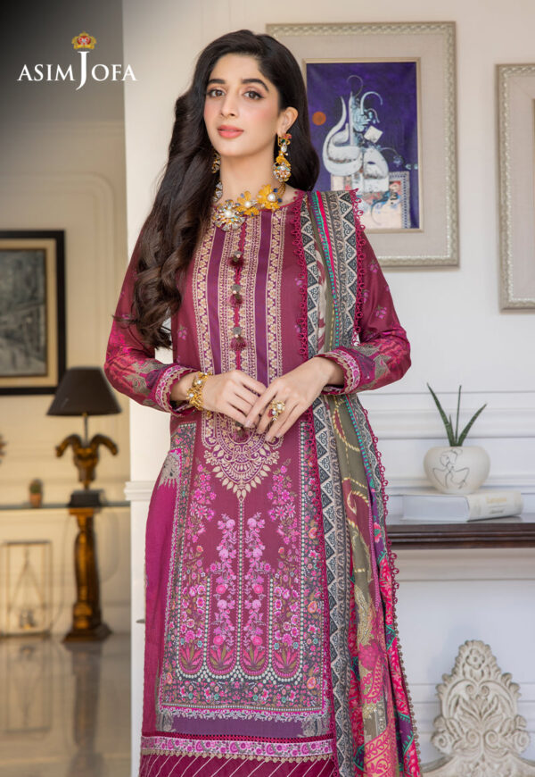 Asim Jofa Ajs-04 Printed Lawn