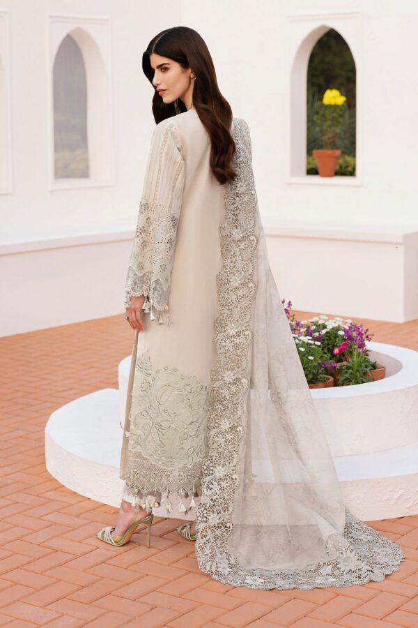 Baroque Embroidered Lawn El-D04 Unstitched Eid Collection 2025 - Image 2