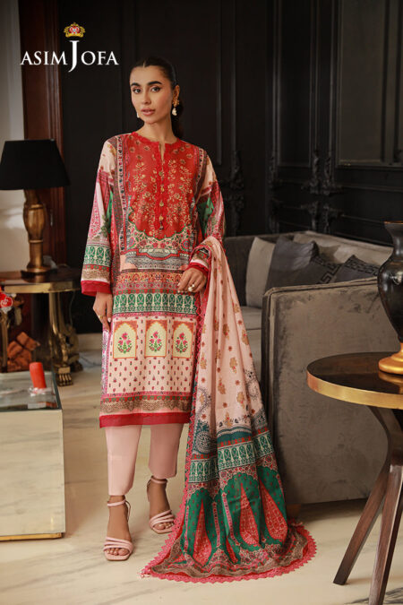 Asim Jofa Ajun-02 Printed Lawn 