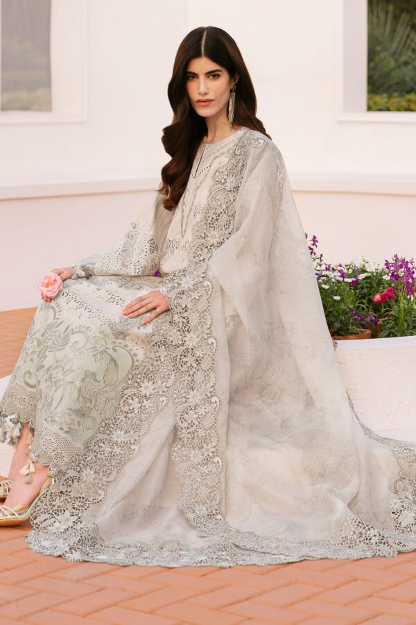 Baroque Embroidered Lawn El-D04 Unstitched Eid Collection 2025 - Image 5