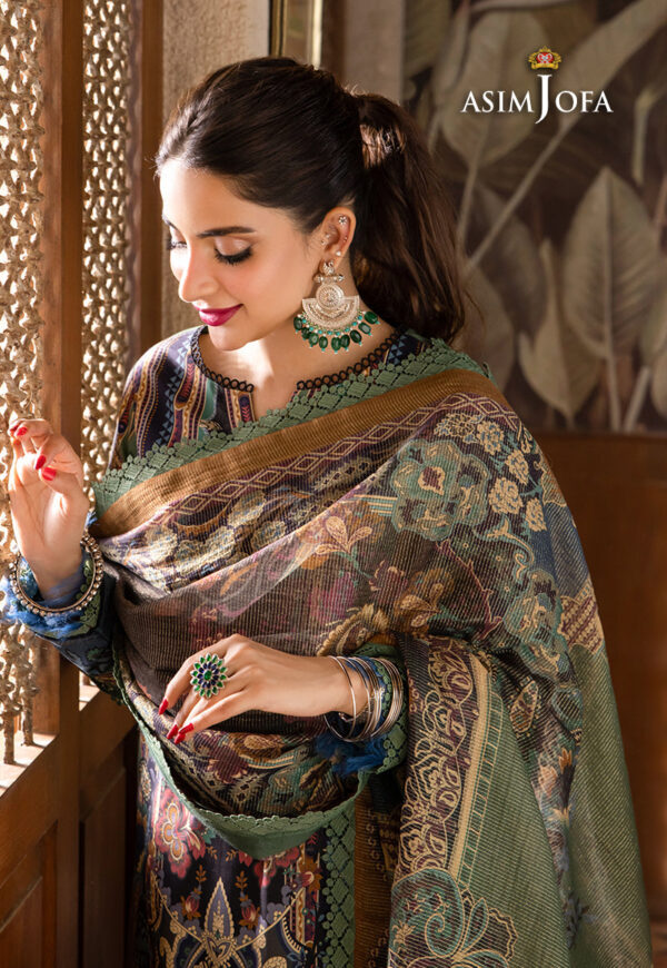 Asim Jofa Ajrwp-24 Printed Premium Winter Cotton Stitched
