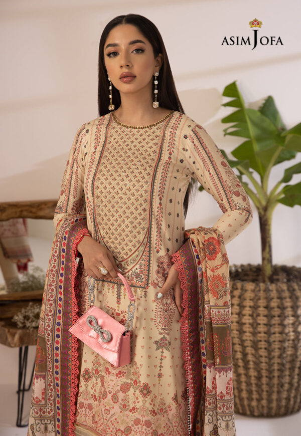 Asim Jofa Ajbp-10 Embroidered Cambric