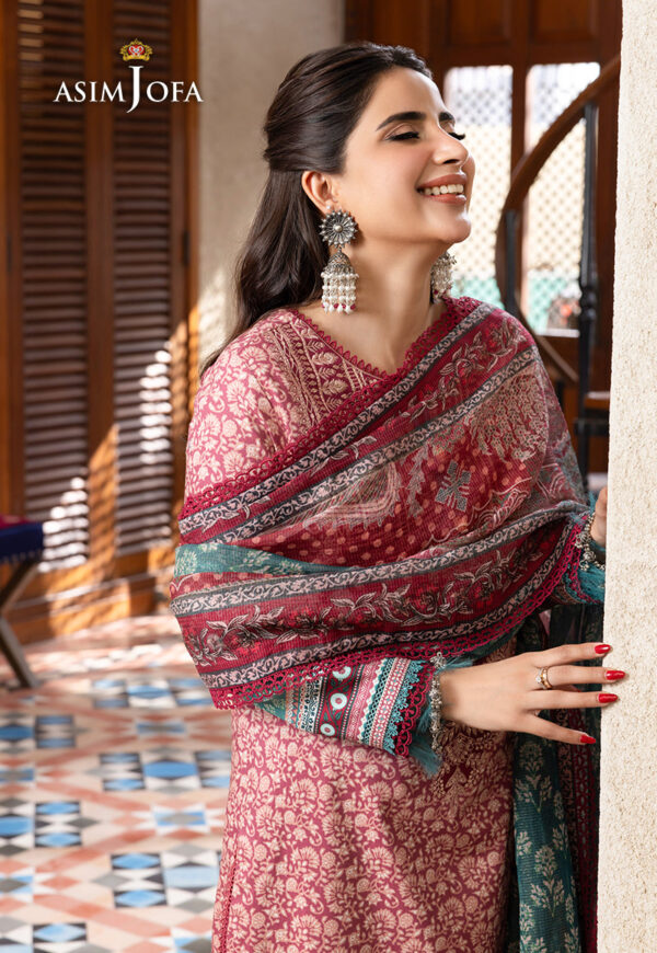 Asim Jofa Ajrw-07 Embroidered Premium Winter Cotton