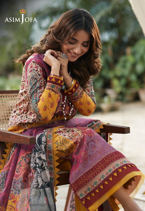 Asim Jofa Ajs-21 Printed Lawn