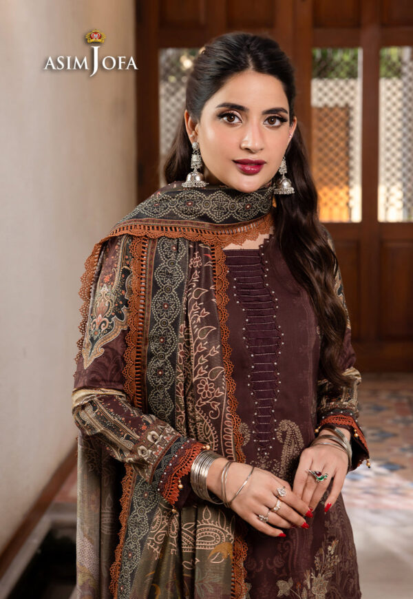Asim Jofa Ajrwp-19 Printed Premium Winter Cotton Stitched