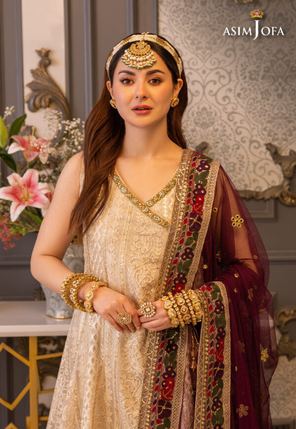 Asim Jofa Ajhj-24 Embroidered Khaddi Net