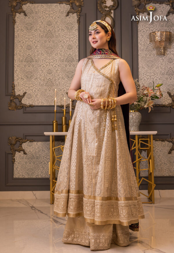 Asim Jofa Ajhj-24 Embroidered Khaddi Net
