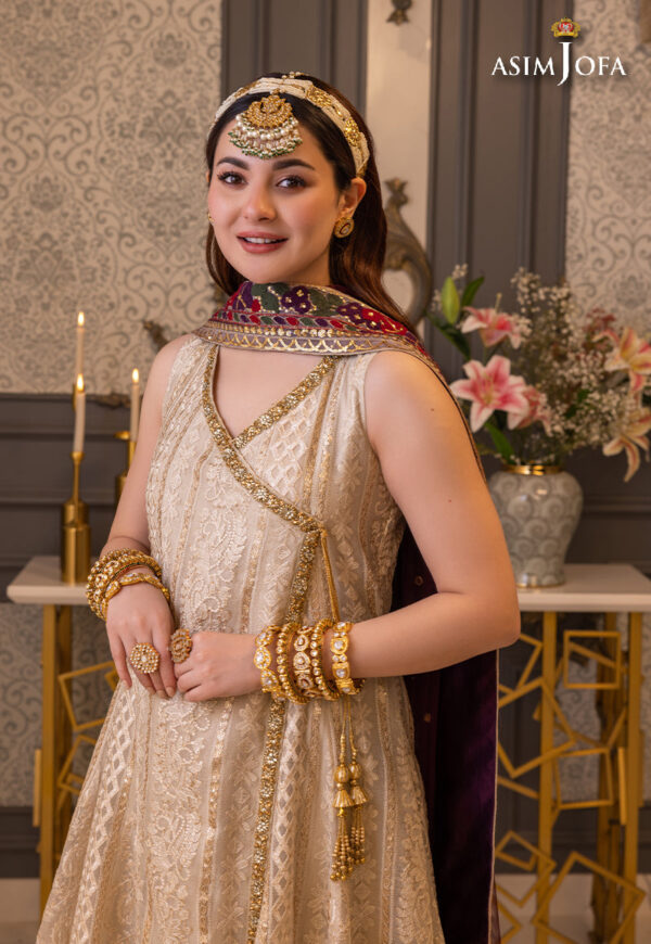 Asim Jofa Ajhj-24 Embroidered Khaddi Net