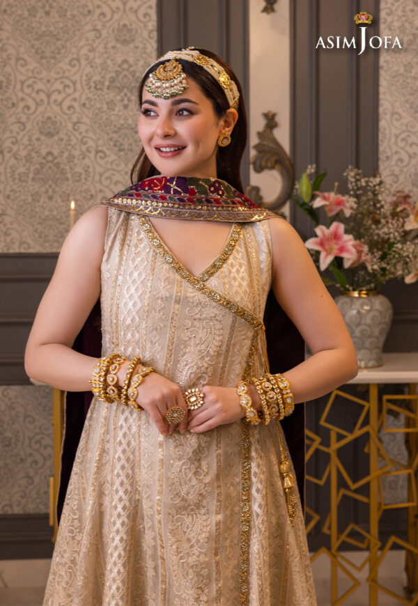 Asim Jofa Ajhj-24 Embroidered Khaddi Net