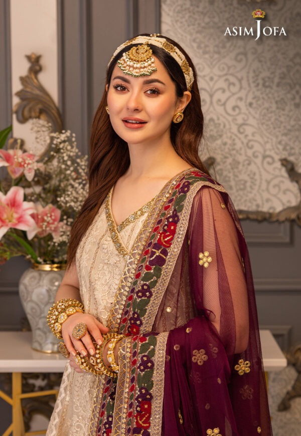 Asim Jofa Ajhj-24 Embroidered Khaddi Net
