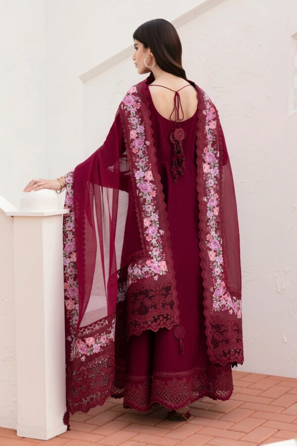 Baroque Embroidered Lawn El-D05 Unstitched Eid Collection 2025 - Image 2