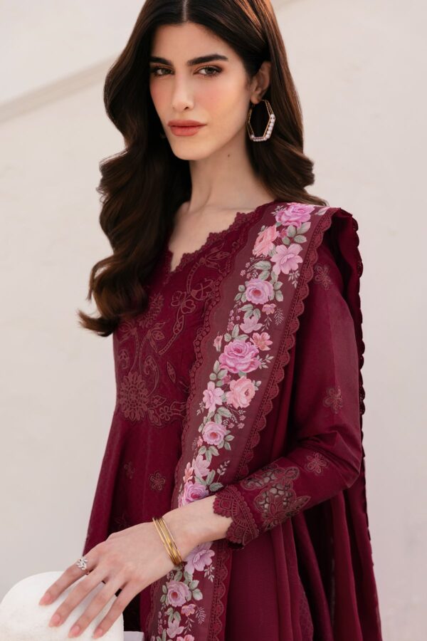 Baroque Embroidered Lawn El-D05 Unstitched Eid Collection 2025 - Image 6