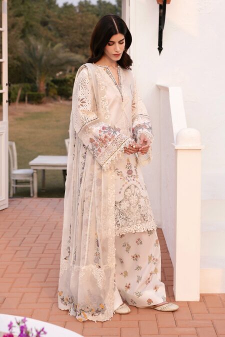 Baroque Embroidered Lawn El-D06 Unstitched