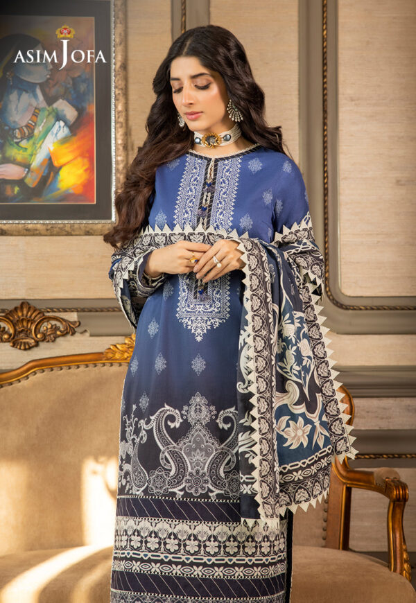Asim Jofa Ajs-07 Printed Lawn