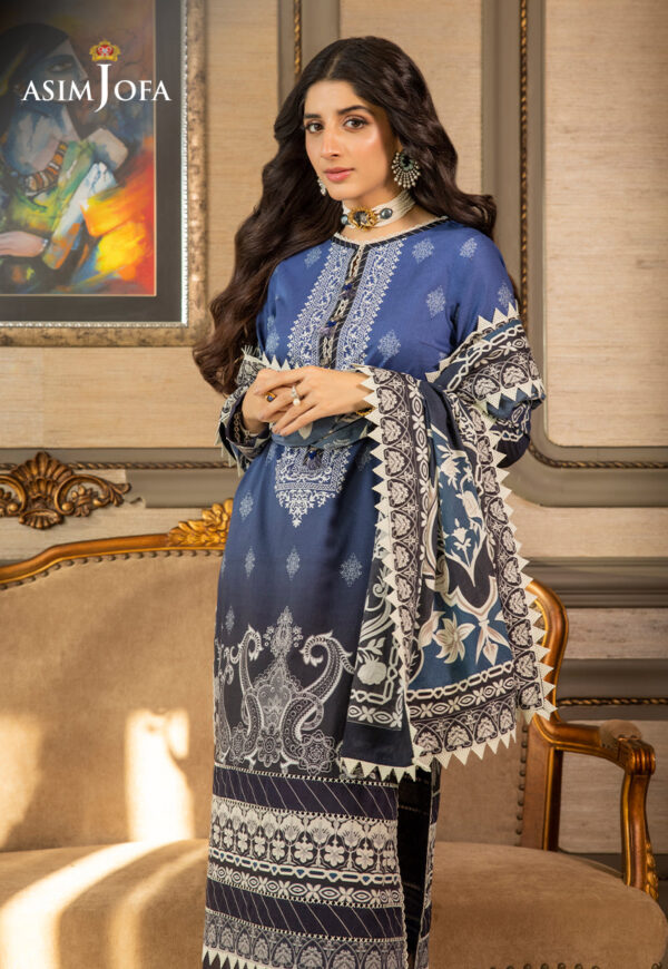 Asim Jofa Ajs-07 Printed Lawn
