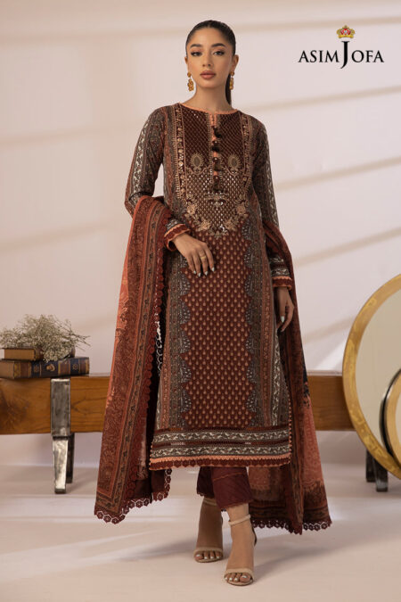 Asim Jofa Ajbp-06 Embroidered Cambric 