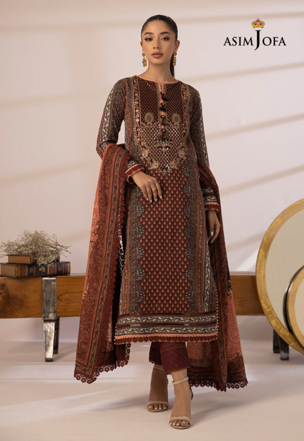 Asim Jofa Ajbp-06 Embroidered Cambric